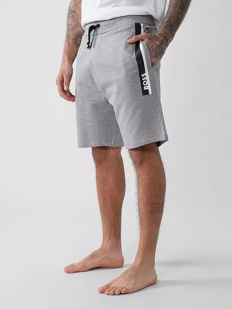 BOSS | Sweatshorts | hellgrau