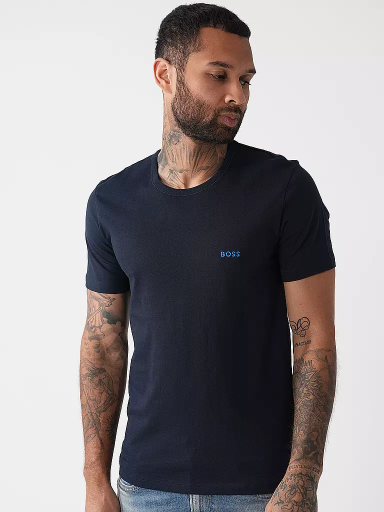 BOSS | T-Shirt 3er Pkg CLASSIC | dunkelblau