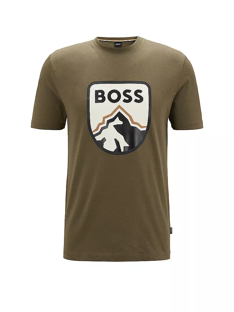 BOSS | T-Shirt MOUNTAIN TIBURT 308 | grün