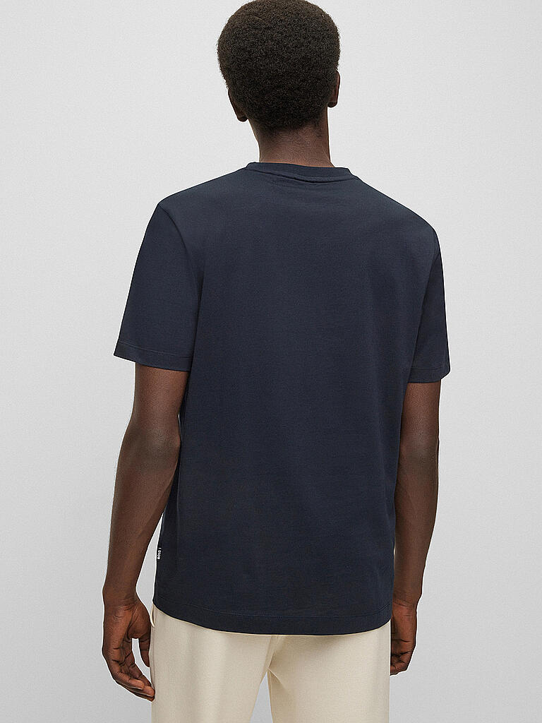 BOSS | T-Shirt Regular-Fit "Tiburt" | blau