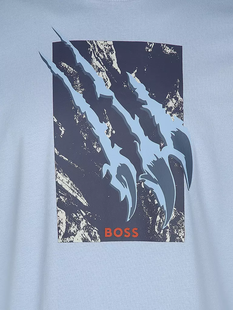 BOSS | T-Shirt TE_ANIMALI | hellblau