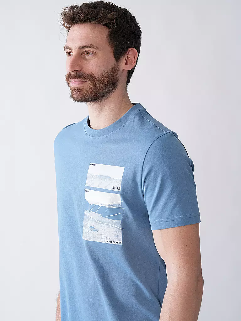 BOSS | T-Shirt TE_DUNE | hellblau