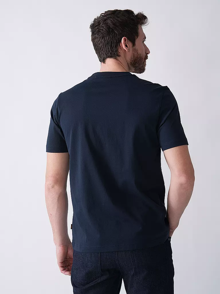 BOSS | T-Shirt TE_INJUNGLE | blau