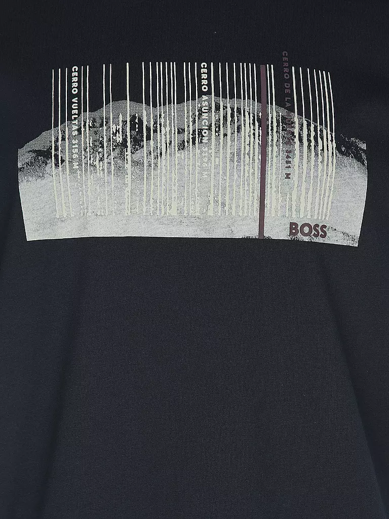 BOSS | T-Shirt TE_INJUNGLE | blau