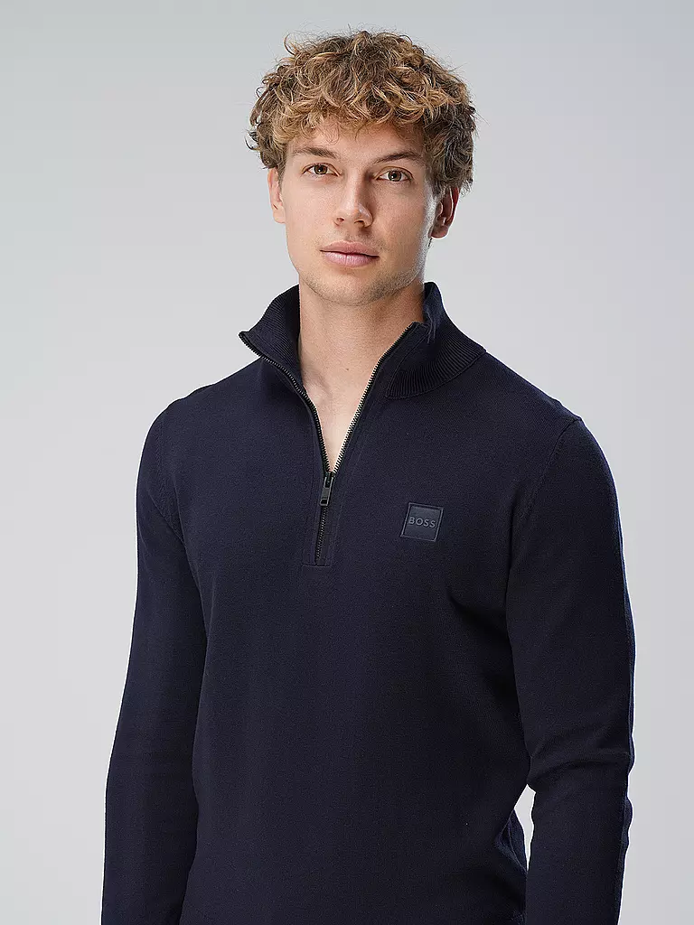 BOSS | Troyerpullover KANOBIX | blau