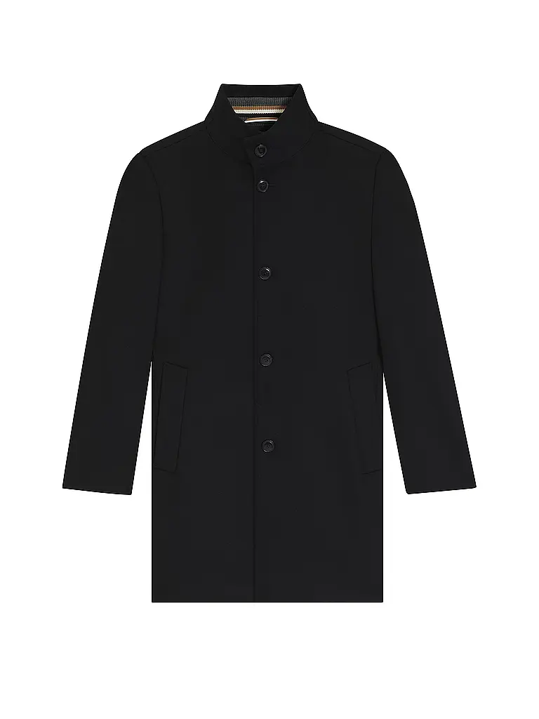 BOSS | Wollmantel H-HYDE-SU | schwarz