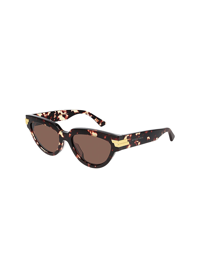 Bottega Veneta Damen Bottega Veneta BV1035S 002 Sonnenbrillen Acetat Havanna Braun Cat Eye Normal