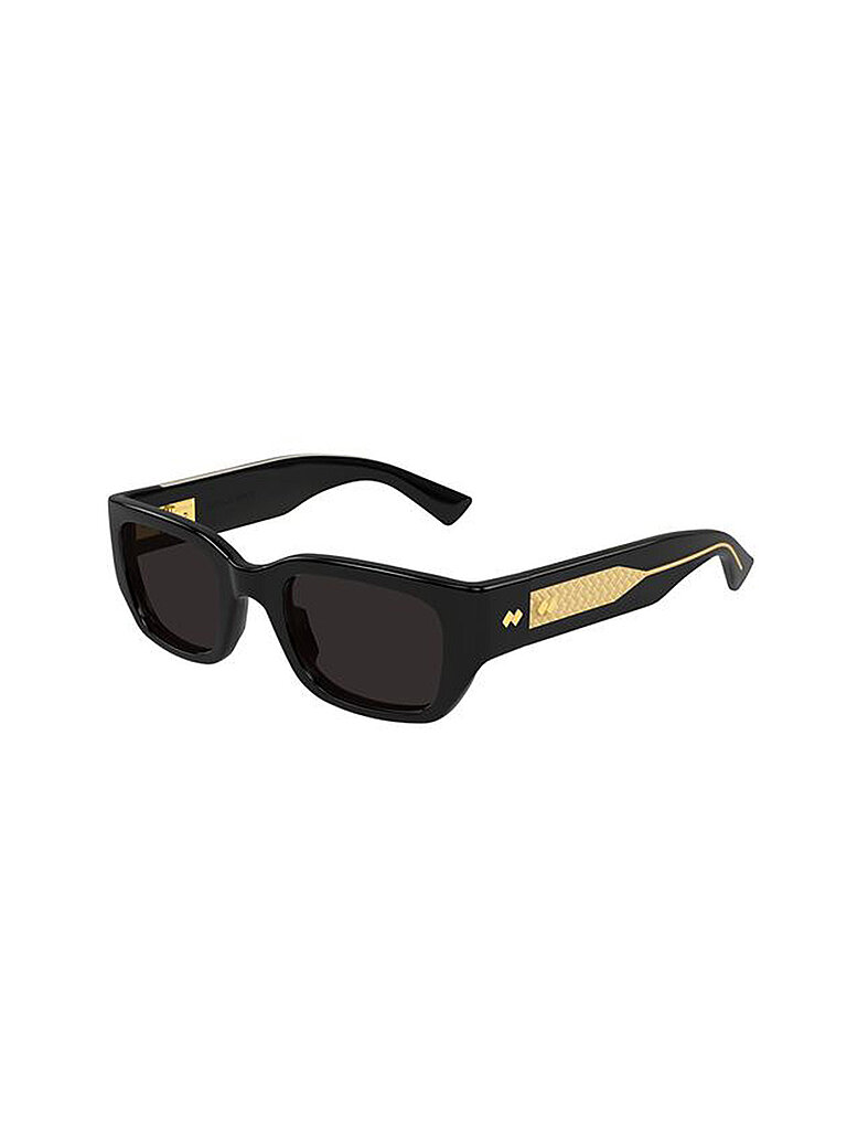 Bottega Veneta Unisex Bottega Veneta BV1400S 001 Sonnenbrillen Acetat Schwarz Grau Quadratisch