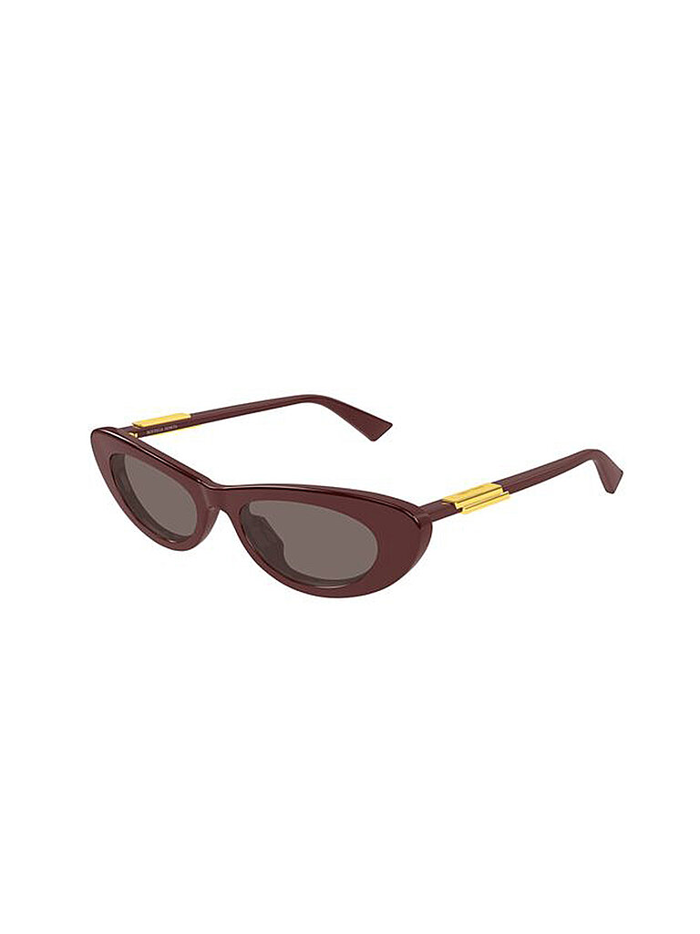 Bottega Veneta Damen Bottega Veneta BV1447S 003 Sonnenbrillen Acetat Bordeaux Braun Cat Eye