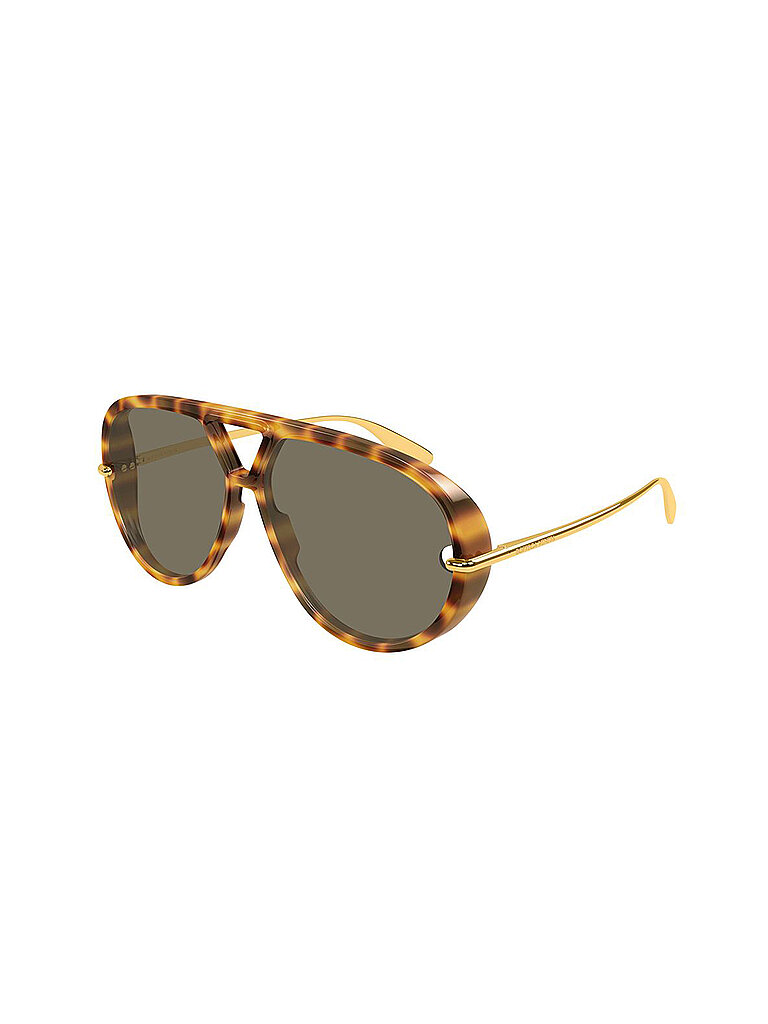 Bottega Veneta Unisex Bottega Veneta BV1274S 005 Sonnenbrillen Acetat Havanna Braun Pilot