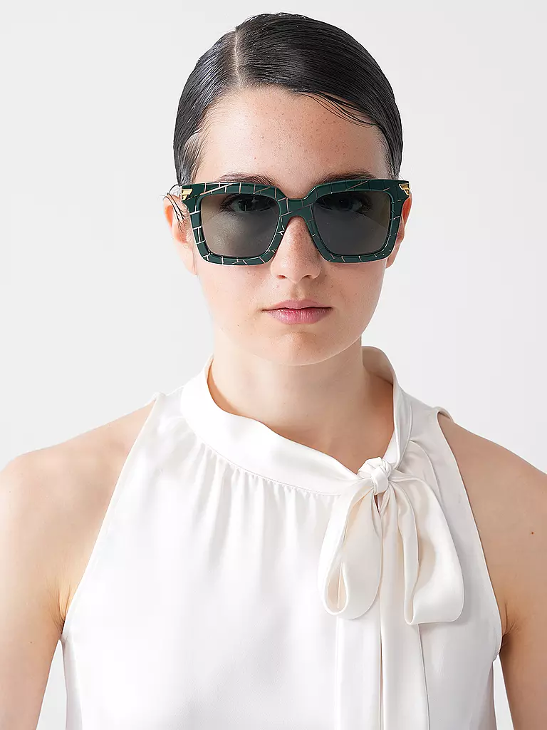BOTTEGA VENETA | Sonnenbrille BV1005S | dunkelgrün