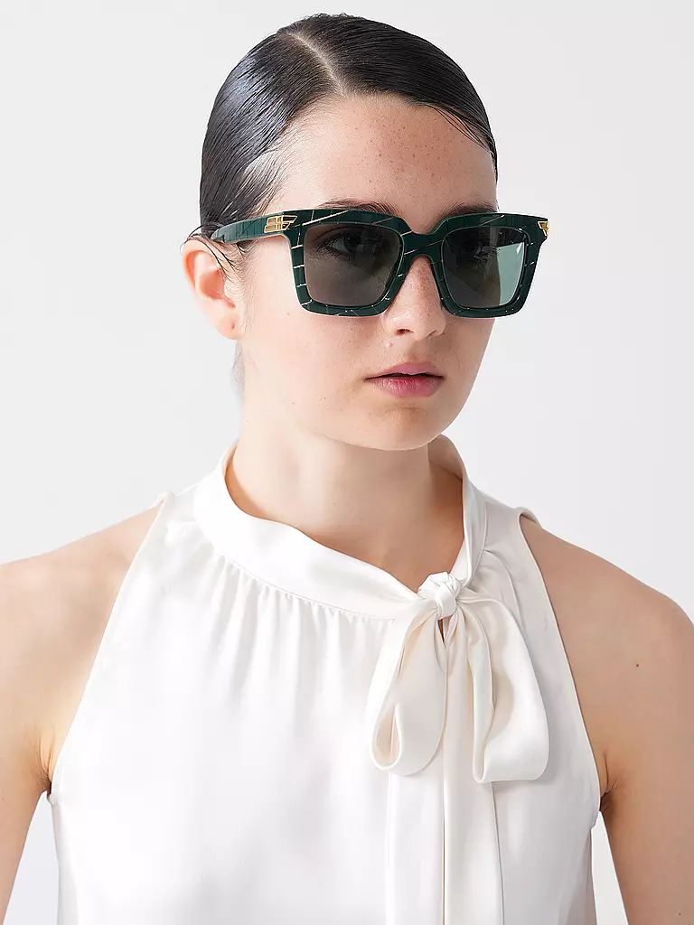 BOTTEGA VENETA | Sonnenbrille BV1005S | dunkelgrün