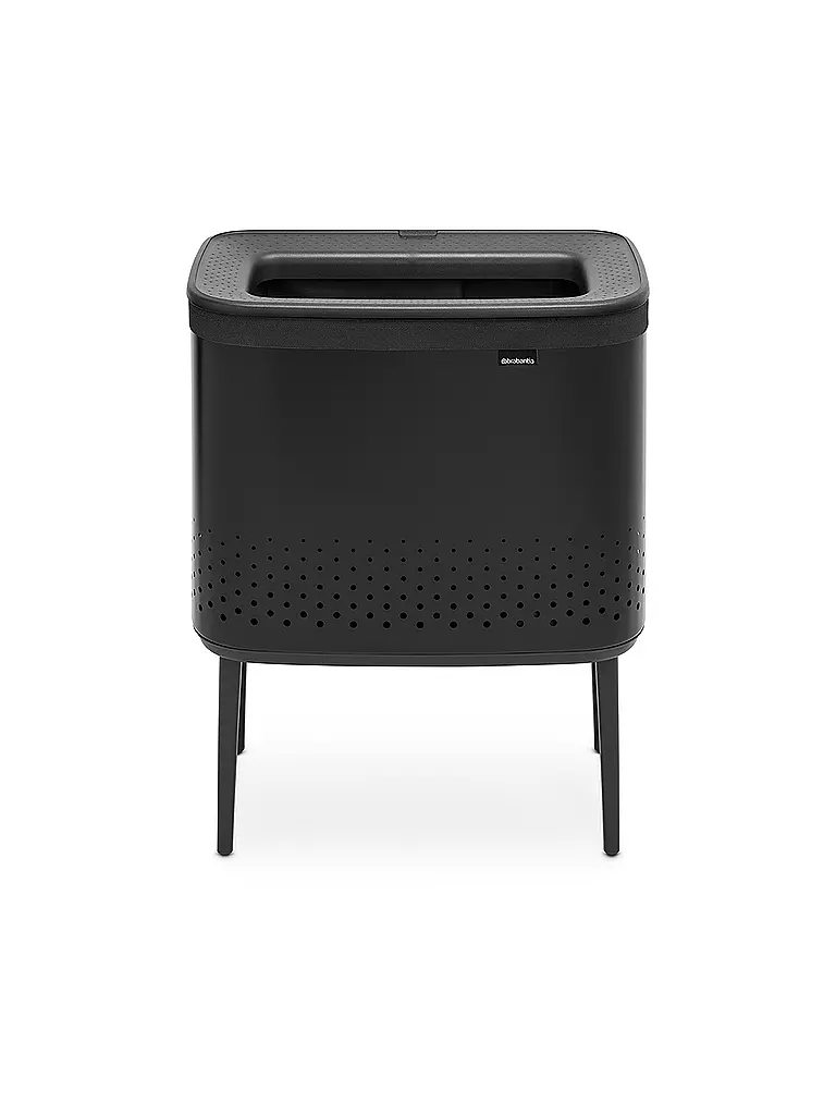 BRABANTIA | Wäschebox Bo 60l Schwarz | schwarz