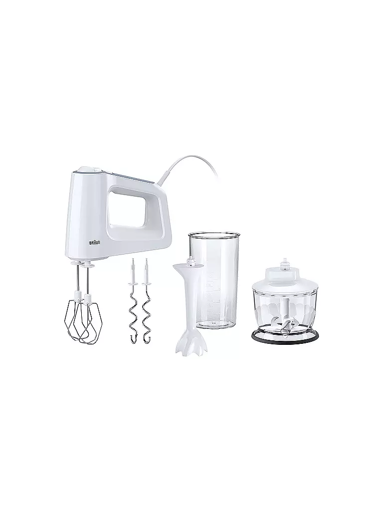 BRAUN | Multimix 3 Handmixer 500W HM3135WH | weiss