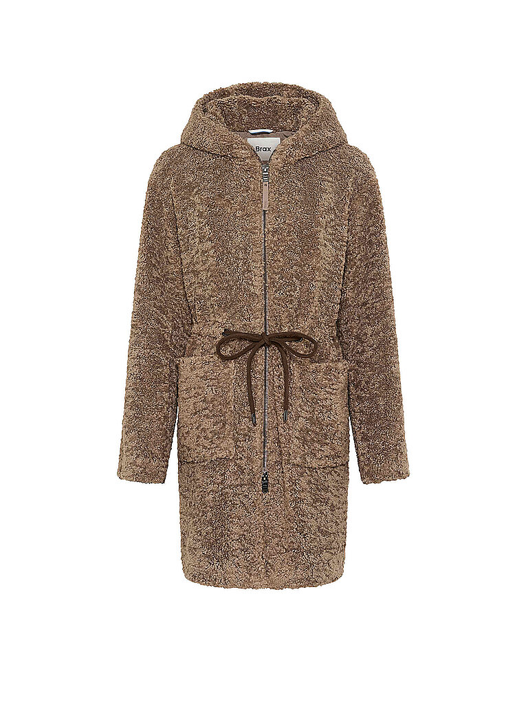 BRAX Mantel in Felloptik YASMIN camel | 38
