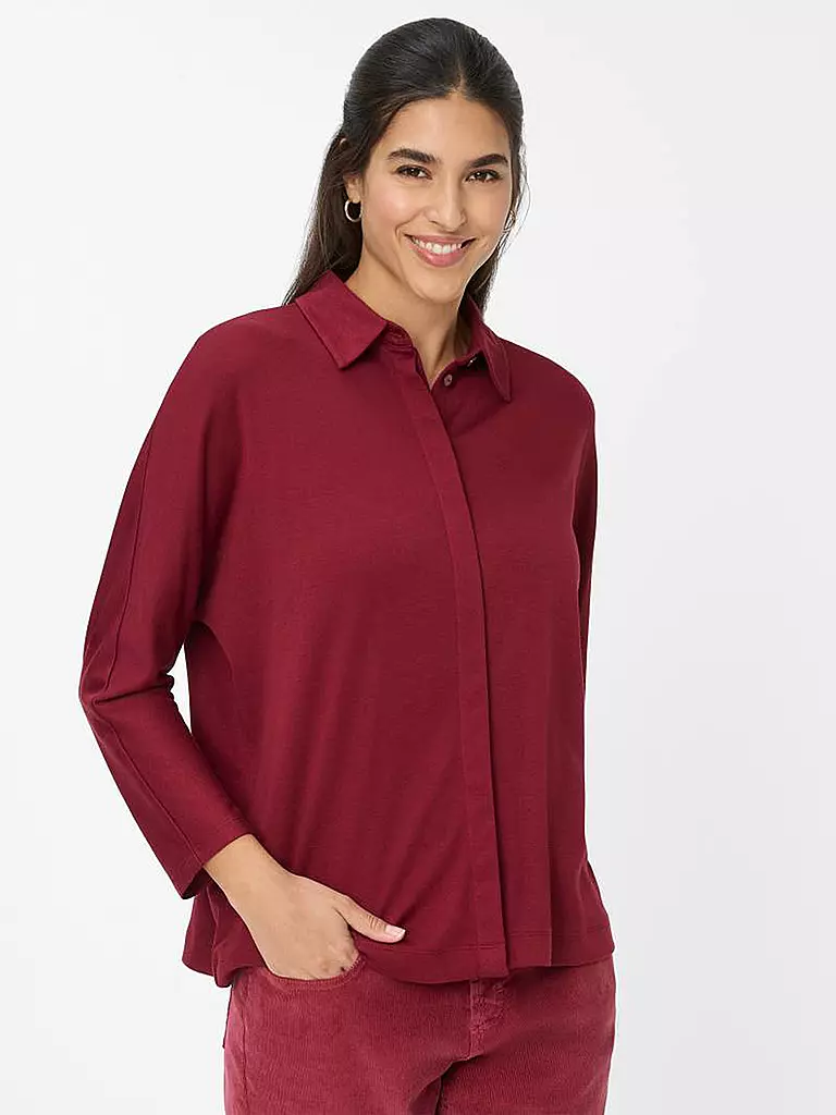 BRAX | Bluse CELIA M | dunkelrot