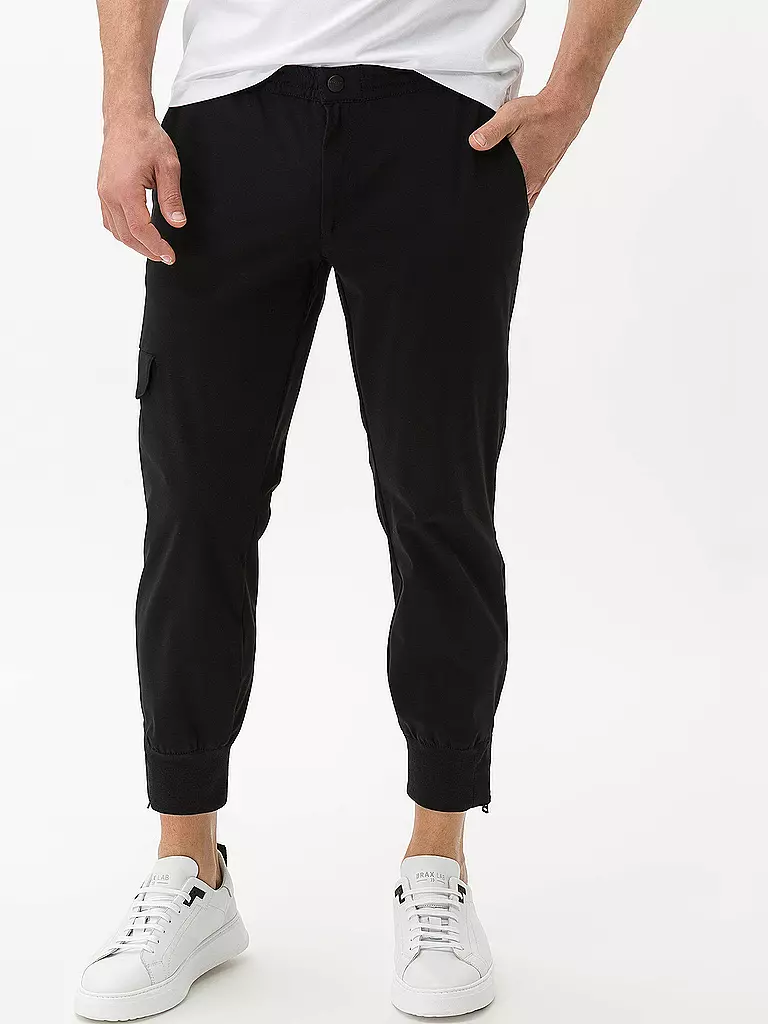 BRAX Cargohose Relexed Fit ZTECH schwarz