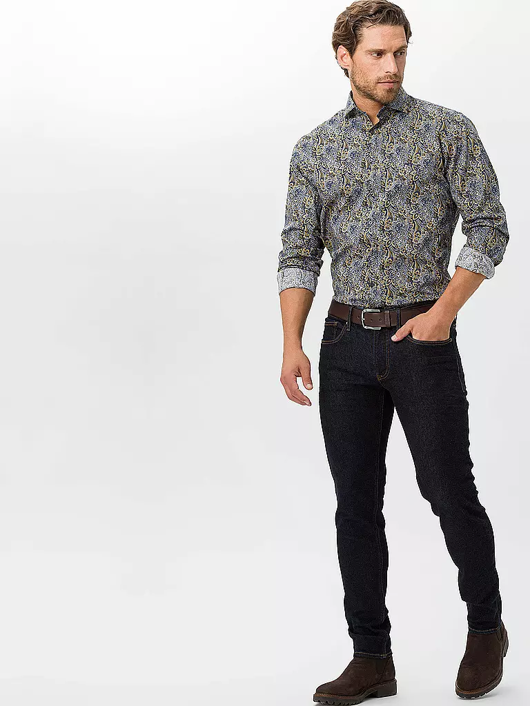BRAX | Hemd Modern Fit HAROLD | blau