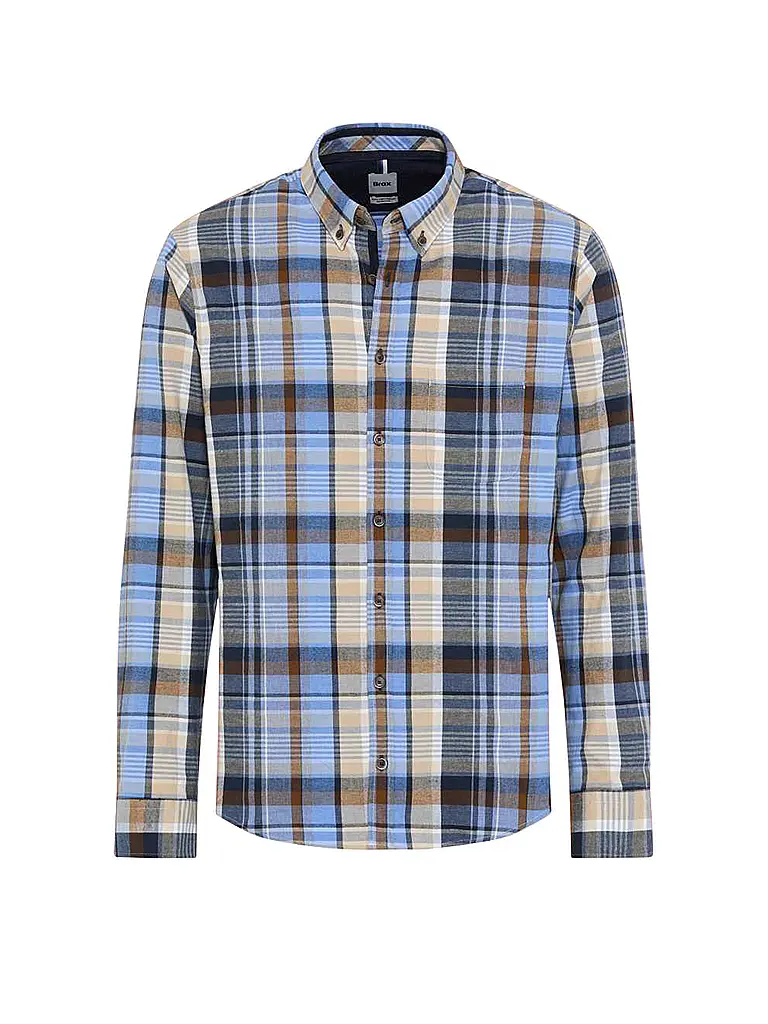BRAX | Hemd Regular Fit  | blau