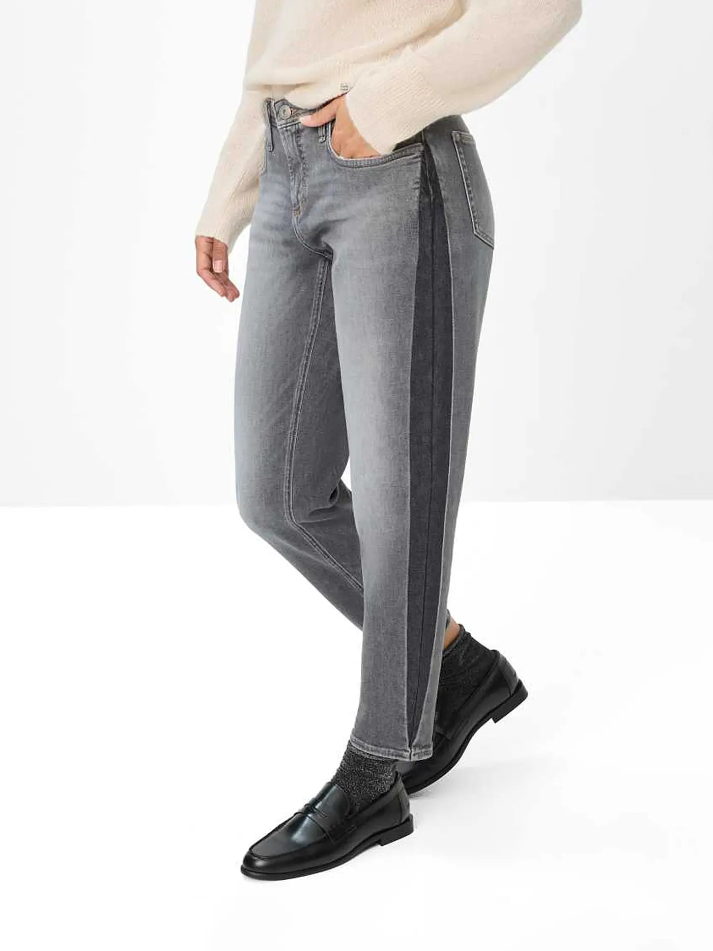 BRAX | Jeans Balloon Fit 7/8 MILEY S | grau