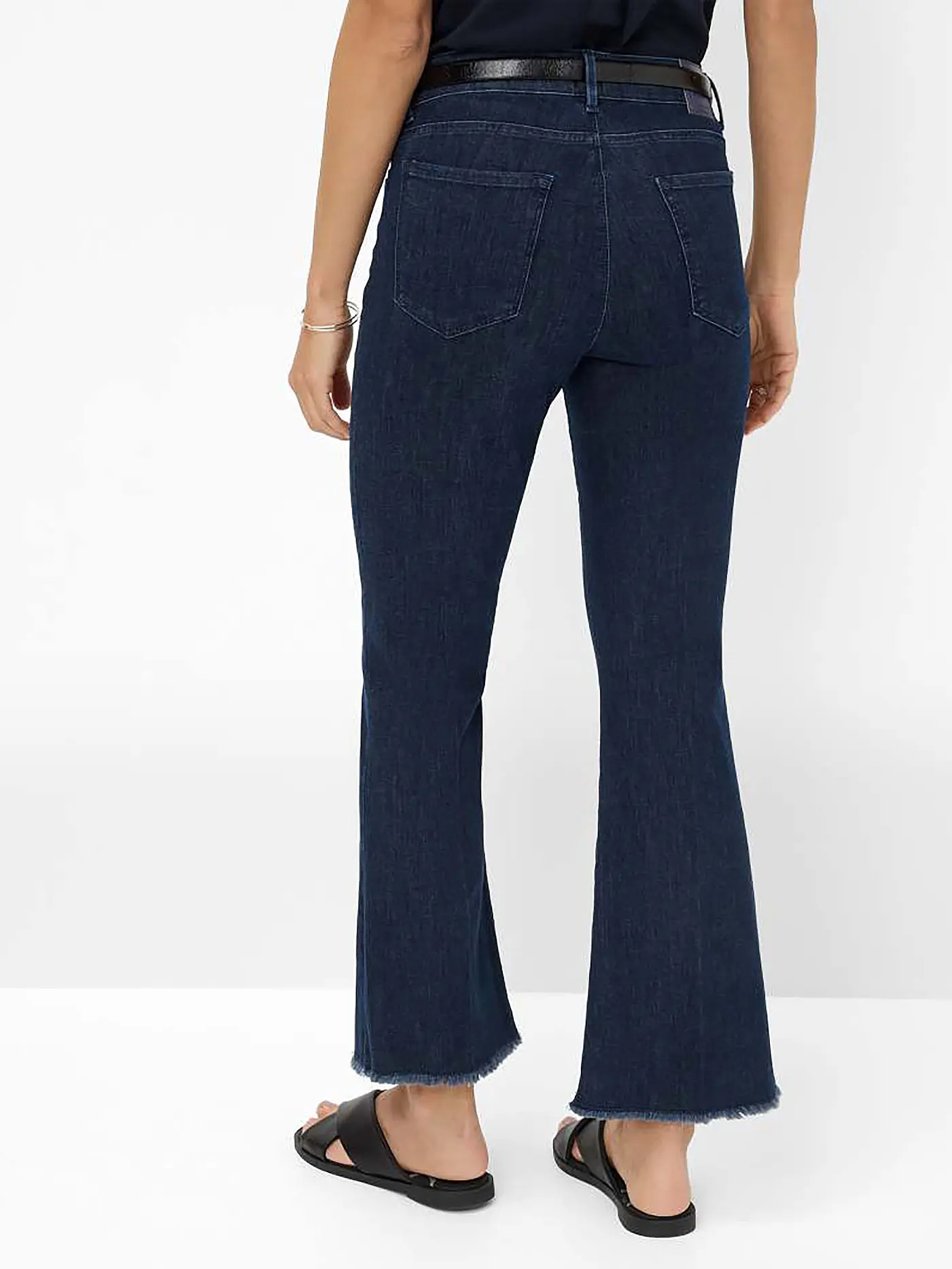 BRAX | Jeans Flared Fit SHAKIRA S 7/8 | dunkelblau