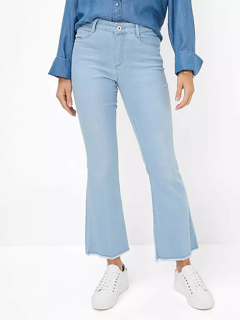 BRAX | Jeans Flared Fit SHAKIRA S 7/8 | dunkelblau