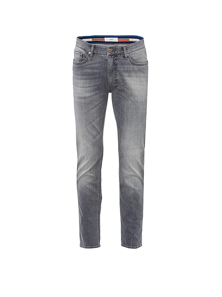 BRAX | Jeans Slim-Fit "Chris" Lang | grau