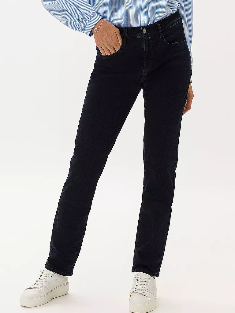 BRAX | Jeans Straight Fit CAROLA | schwarz