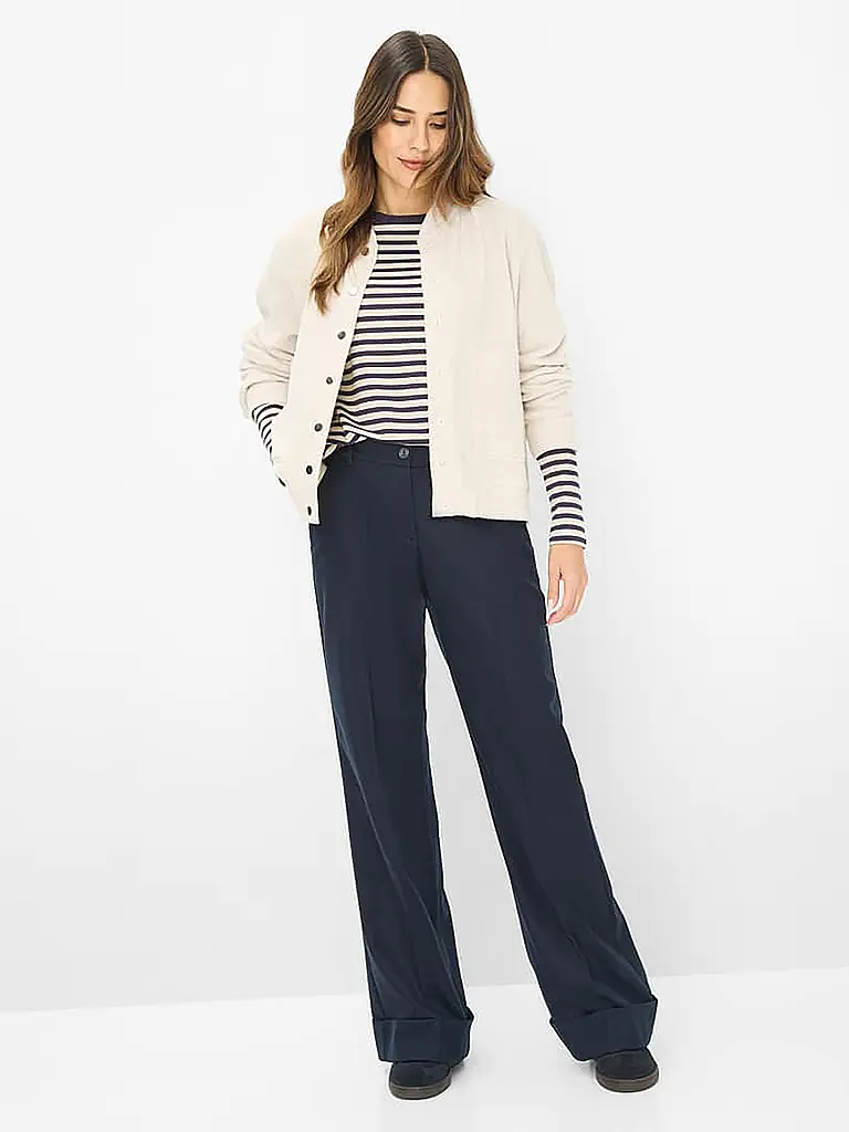 BRAX | Langarmshirt CARINA.L | dunkelblau