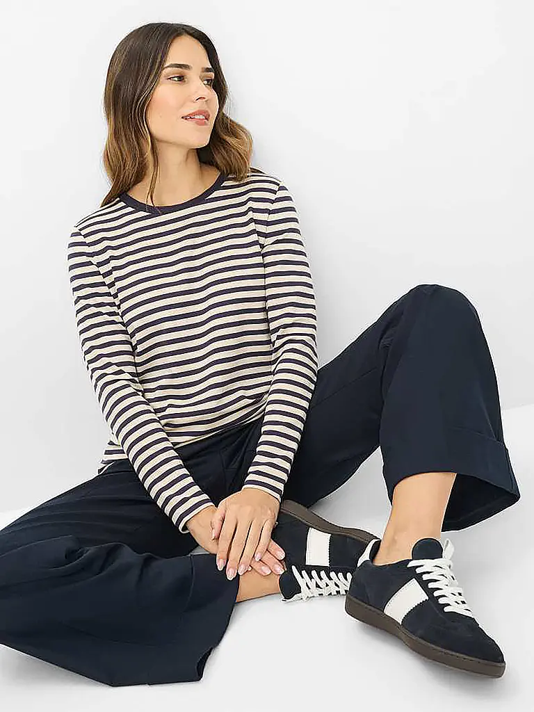 BRAX | Langarmshirt CARINA.L | dunkelblau