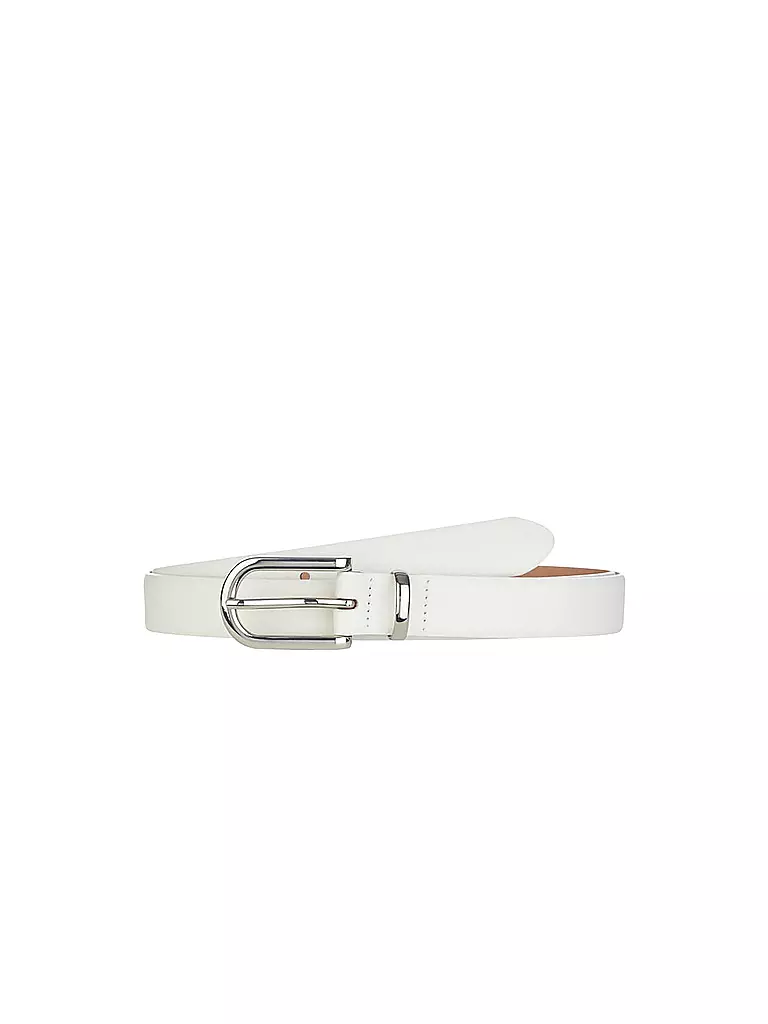 BRAX | Ledergürtel | creme