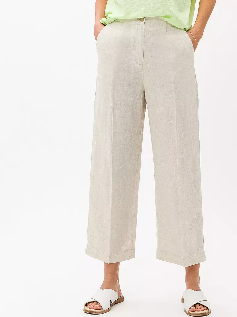 BRAX | Leinenculotte MAINE S | creme