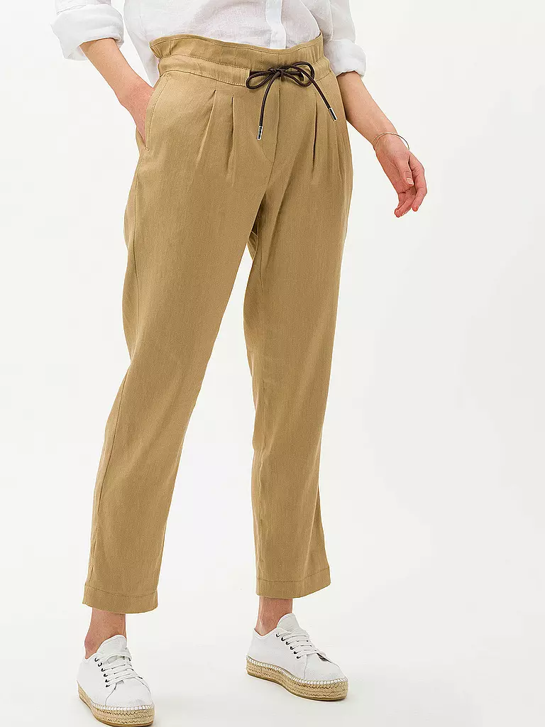 BRAX | Leinenhose Relaxed Fit MILLA S | beige