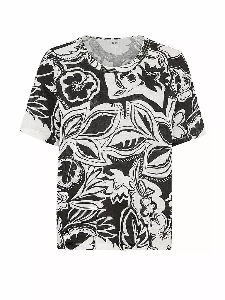 BRAX | Leinenshirt CANDICE | schwarz