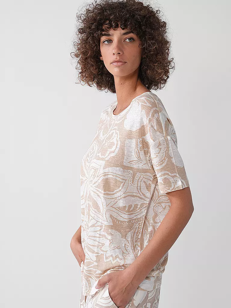 BRAX | Leinenshirt CANDICE | schwarz