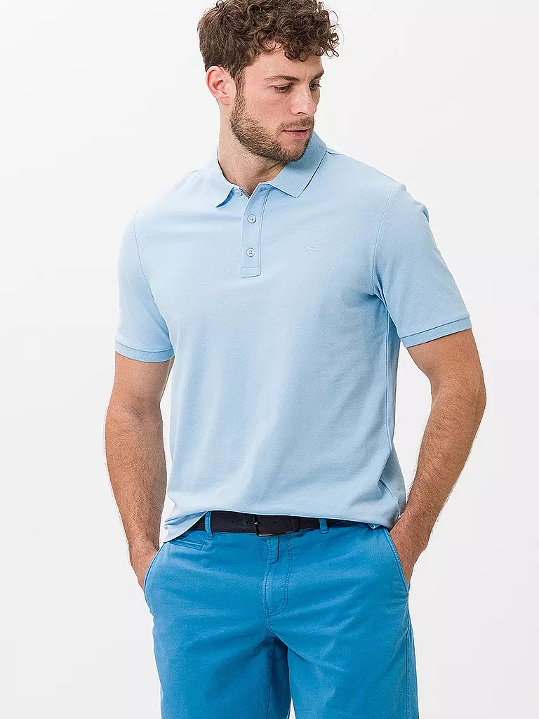 BRAX Poloshirt PETE hellblau