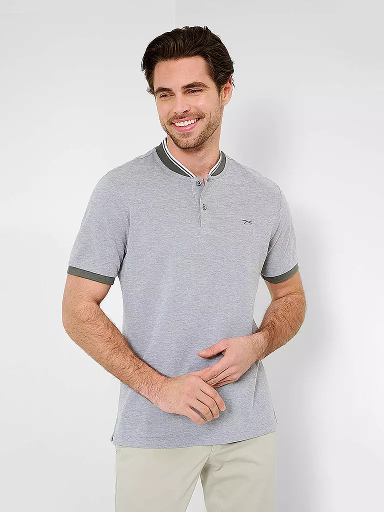 BRAX | Poloshirt PIERCE | hellgrau
