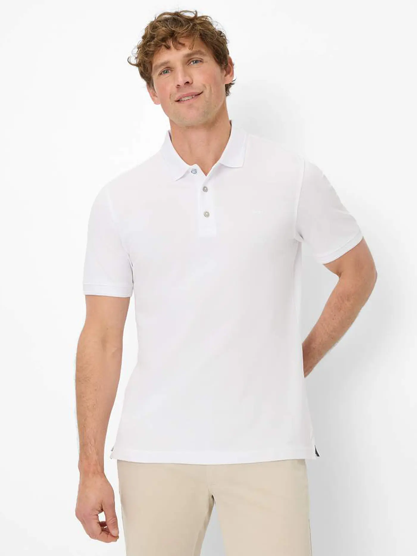 BRAX | Poloshirt | weiss
