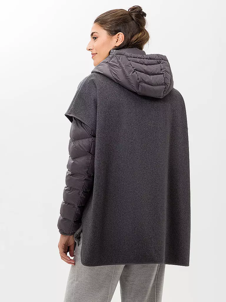 BRAX | Poncho - Cape | grau