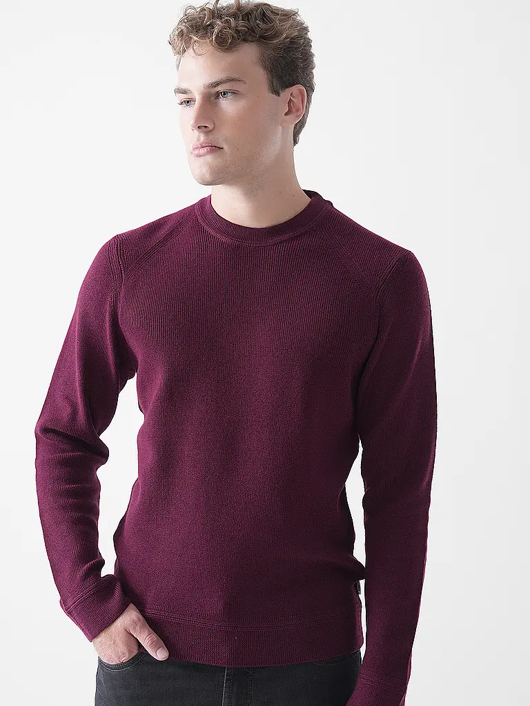 BRAX | Pullover ROY | dunkelrot