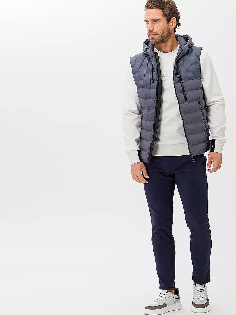 BRAX | Steppgilet LUC | blau