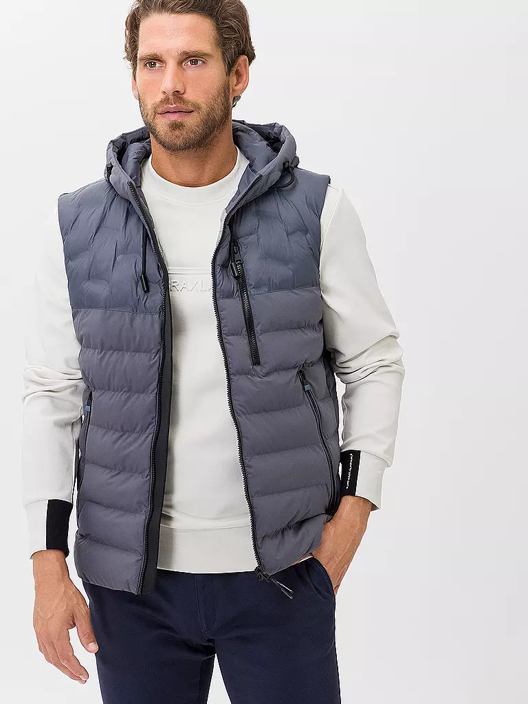 BRAX | Steppgilet LUC | blau