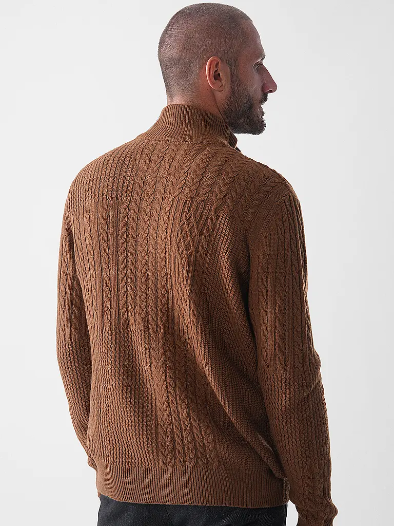 BRAX | Strickjacke JEFF | braun