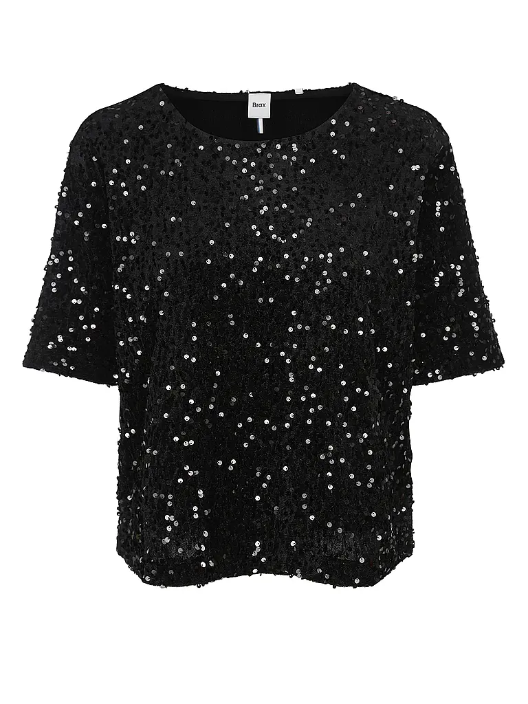BRAX | T-Shirt CARA S. | schwarz