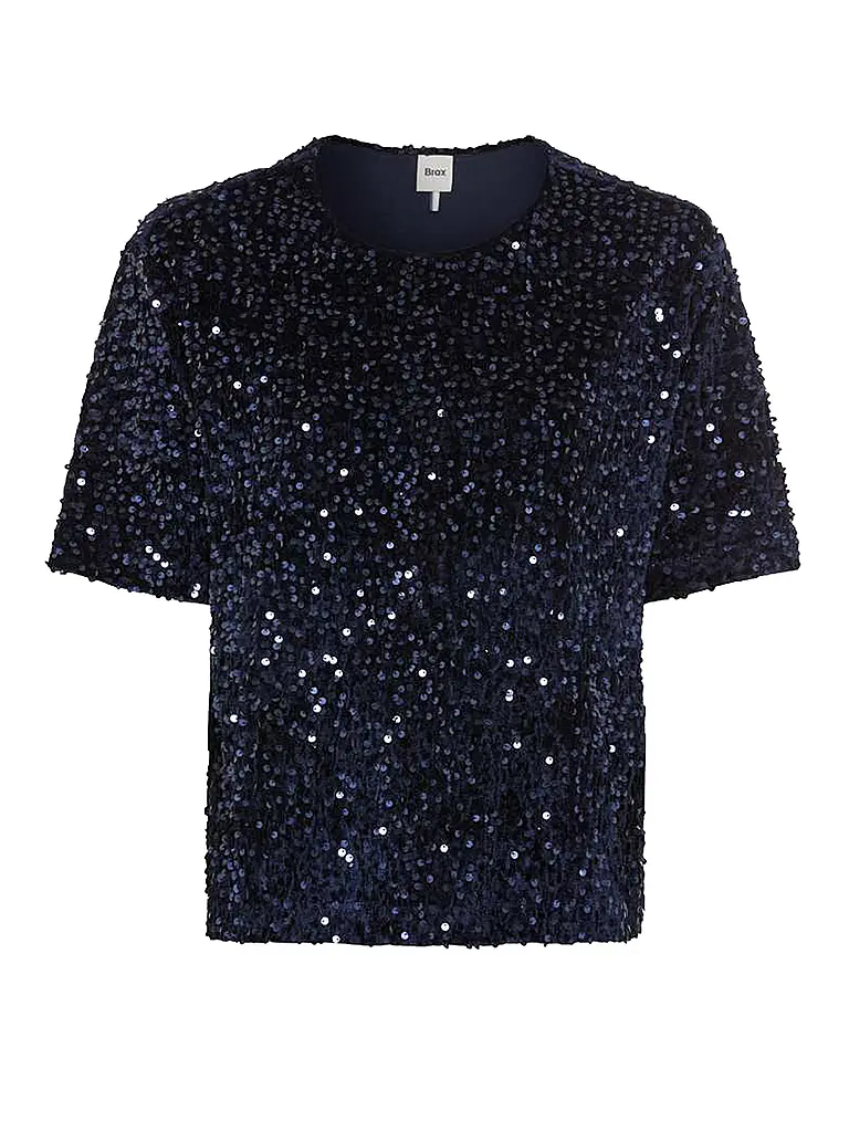 BRAX | T-Shirt CARA S. | dunkelblau