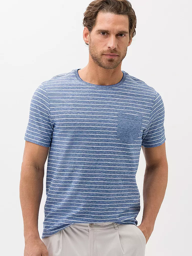 BRAX | T-Shirt TIMO S | blau