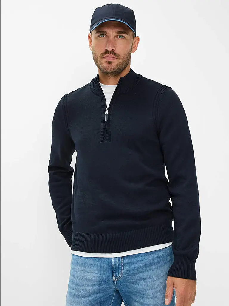 BRAX | Troyer Pullover STEFFEN | dunkelblau