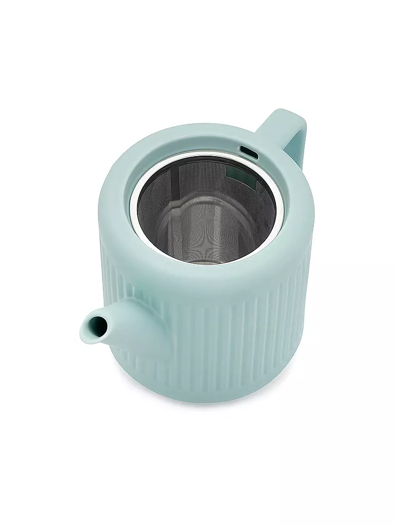 BREDEMEIJER |  Teekanne SKAGEN 1,2l Steingut Hellblau | hellblau