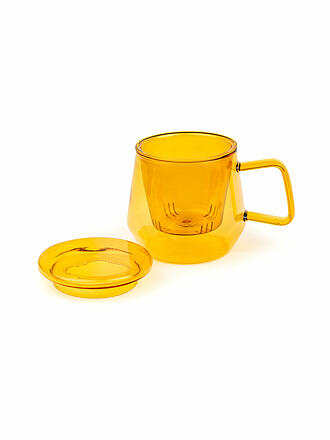 BREDEMEIJER | Teekanne TEA FOR ONE LIVORNO 0,35l Glas Amber