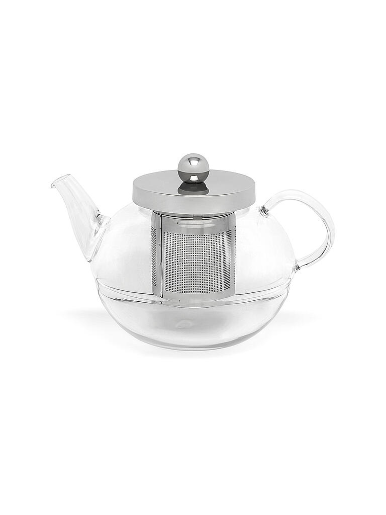 Bredemeijer Tea-for-One Set - Umea White Stoneware Teapot & Cup With Bamboo Lid, 0.5 Liters - View #4